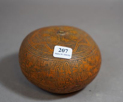 207- Art Populaire d'Amérique Latine Calebasse...