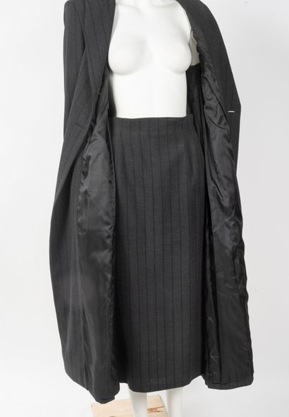 Emmanuelle KHANH - Manteau en lainage chiné...