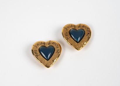 Yves SAINT LAURENT - Paire de clips d'oreilles...