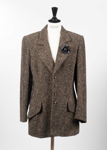 VALENTINO Miss V - Multicolored tweed jacket...