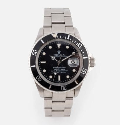 109- ROLEX Submariner Date wristwatch. Model...