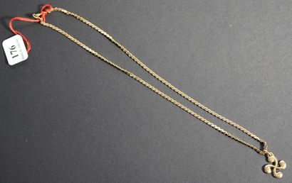 176- Chain and pendant with Basque cross...