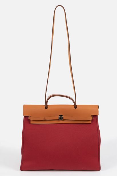 181- HERMES Paris ''Herbag week-end'' bag...