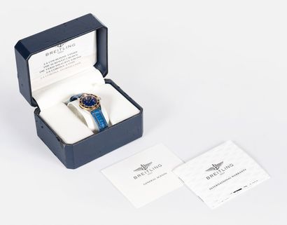 113- BREITLING J Class Ladies' watch. Blue...