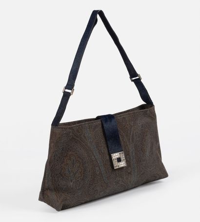 188- ETRO Handbag in cashmere-printed canvas....