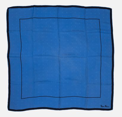 191- Nina RICCI Lot of 2 printed silk squares:...