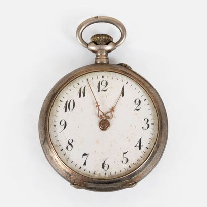 156- Silver-plated collar watch. Collection...