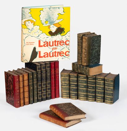 363- Lot of bound books including Bossuet,...