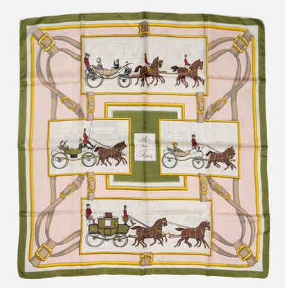 192- Jacques HEIM Lot of 3 scarves: printed...