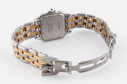 70- CARTIER Modèle Panthère Steel and yellow...