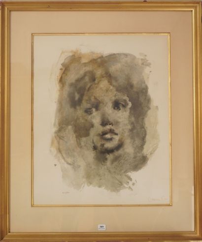 389- Leonor FINI ''Woman''. Lithograph no....