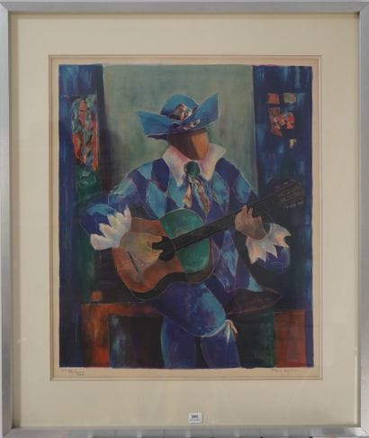 391- Tony AGOSTINI ''Harlequin musician''....