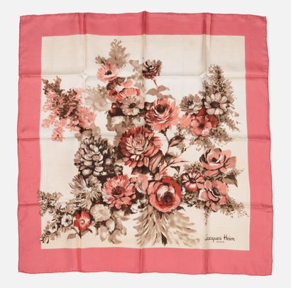 192- Jacques HEIM Lot of 3 scarves: printed...