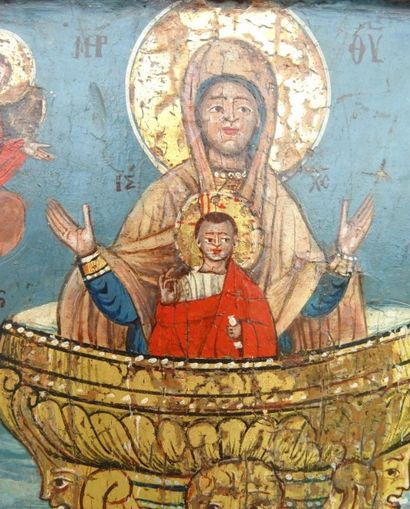 Icône représentant «Notre Dame de la Source...