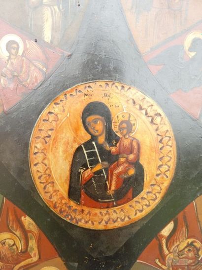 Icône représentant «la Vierge du Signe»....