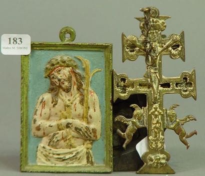 183- ''Christ et crucifix''

Bas-relief en...