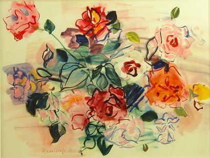 2- Raoul DUFY (d'après)

''Fleurs''

Est...