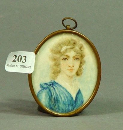 203- ''Jeune femme''

Miniature ovale

Hauteur...