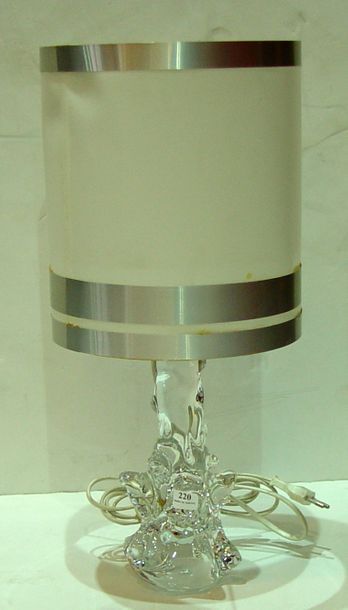 220- SCHNEIDER

Pied de lampe en cristal
