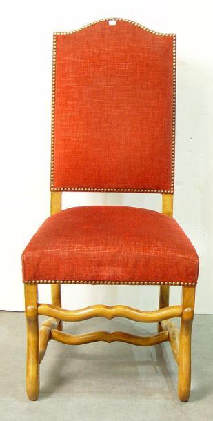 331- Quatre chaises en bois, couverture de...