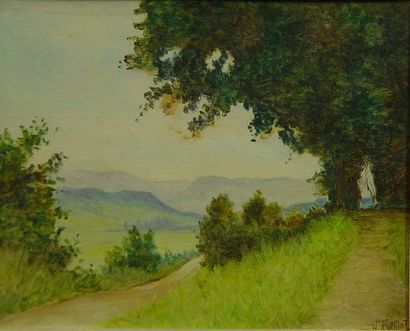 34- H. ROTROT

''Paysage''

Huile sur panneau...