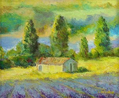 79- C. BALY GILLICK

''Les champs''

Huile...