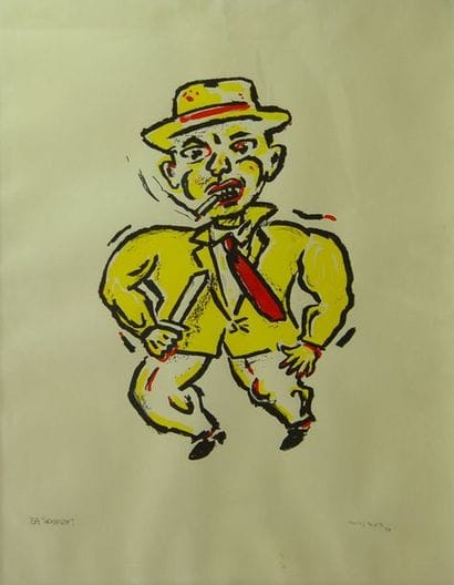 8- MOSMER

''Personnage''

Lithographie -...