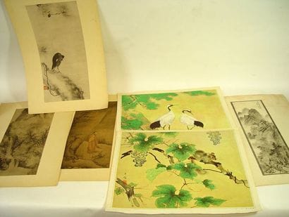 101- Dix estampes japonaises