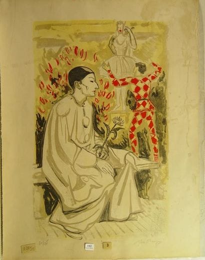 102- Y. BRAYER

''Le souvenir''

Lithographie...