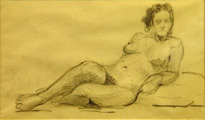 108- Ecole Française

''Nu''

Dessin

16...
