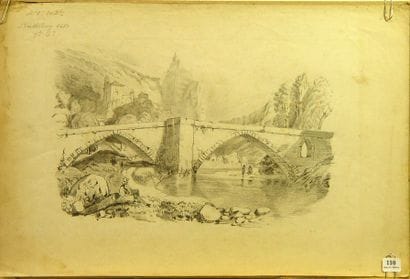 110- BARTHELEMY

'Le pont''

Dessin signé...