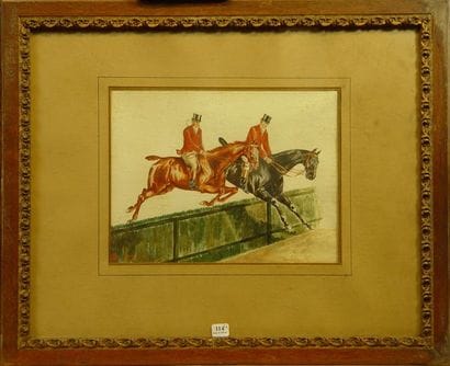 114- ''Chasse à courre'' et ''Jockey''
Deux...