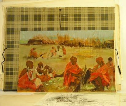 116- Ensemble de lithographies (spécimen...