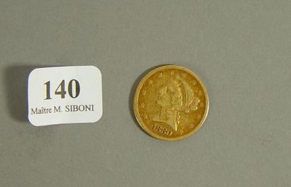 140- Pièce de 5 $ en or