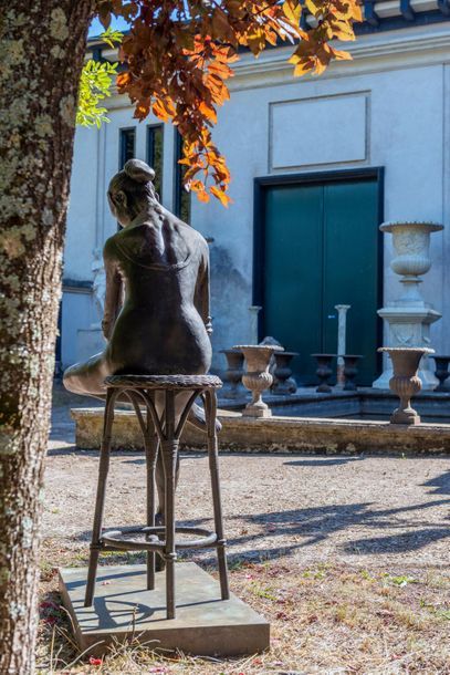 Enzo PLAZZOTTA (1921-1981)
Danseuse assise

Bronze...