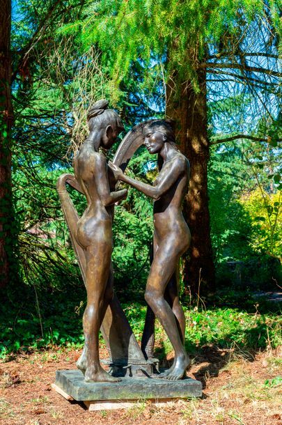 Enzo PLAZZOTTA (1921-1981)
Nymphe

Bronze...