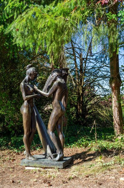 Enzo PLAZZOTTA (1921-1981)
Nymphe

Bronze...