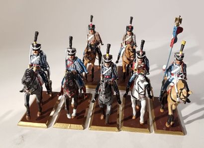 ANONYME. France. Ier Empire. Hussards 1er...