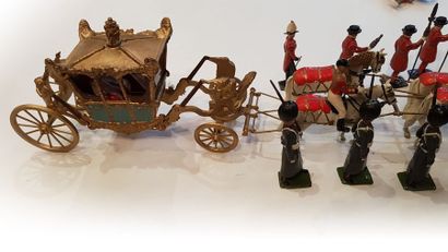BRITAINS. Carrosse Royal anglais et son escorte....