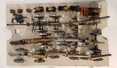 Divers fabricants. Bel ensemble d’obusiers...