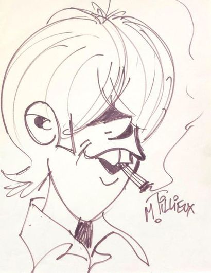 Tillieux - dessin original
Superbe grand...
