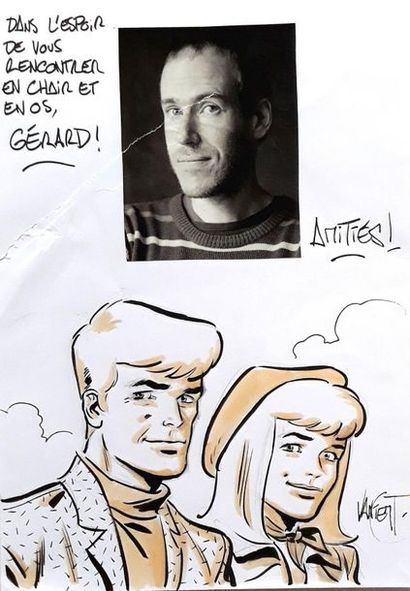 Van Liemt - dédicace
Joli dessin aquarellé...