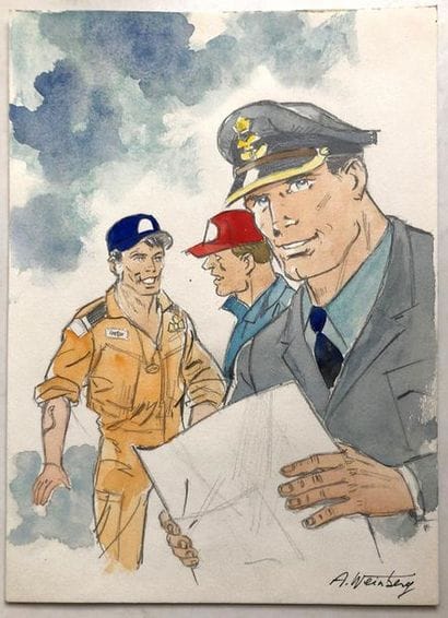 Weinberg - dessin original
Très beau dessin...