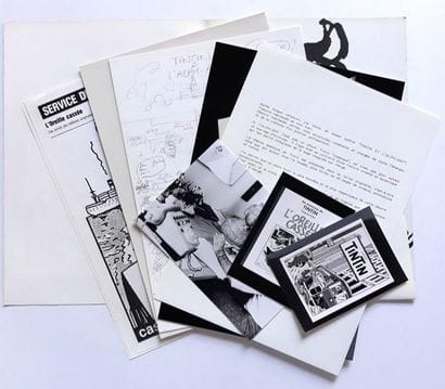 HERGÉ
ensemble de 2 curiosités : Entretien...
