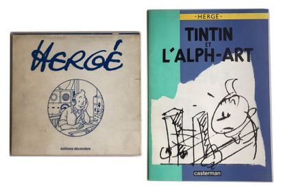 HERGÉ
ensemble de 2 curiosités : Entretien...