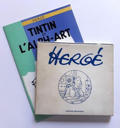 HERGÉ
ensemble de 2 curiosités : Entretien...