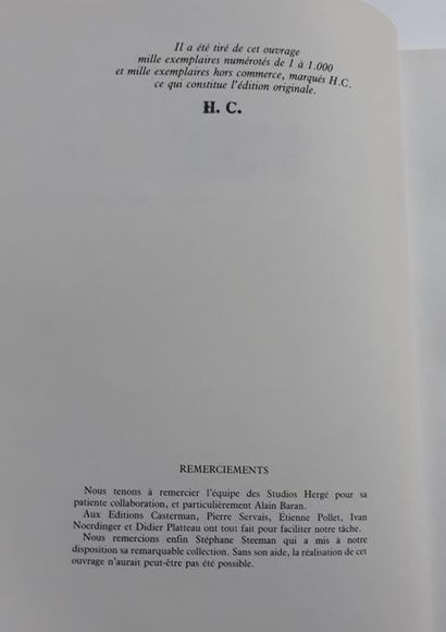 Le Monde d'Hergé
tirage de tête limité (/1000)...