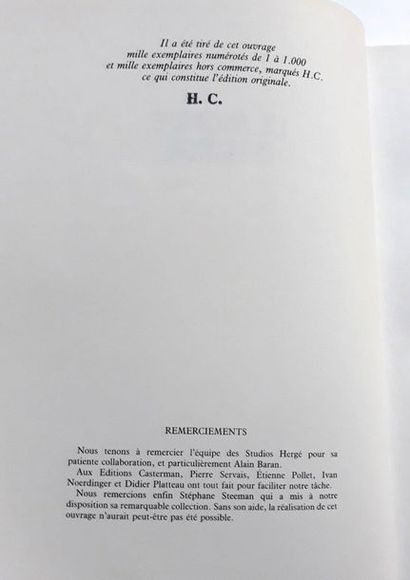 Le Monde d'Hergé
tirage de tête limité (/1000)...