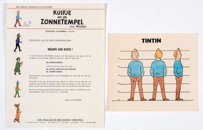 Hergé (Studio) - dessin original
Très expressif...