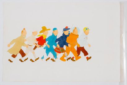 Hergé (studio) - mise en couleurs originale
Superbe...